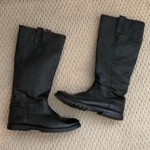 Black Frye Celia X Stitch Boots Size 7.5